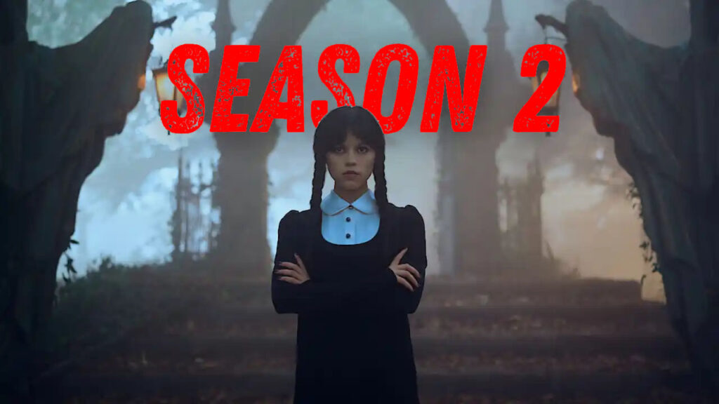 Jenna Ortega as Wednesday Addams in Wednesday Season 2 on Netflix