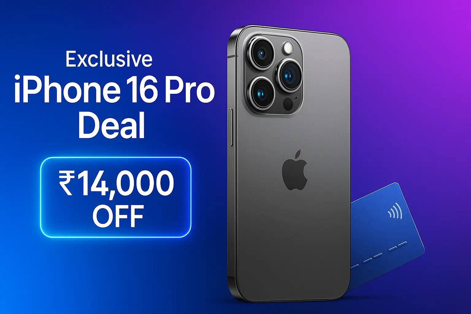 Unlock massive savings on the Apple iPhone 16 Pro with this limited-time ₹14,000 discount at Vijay Sales!