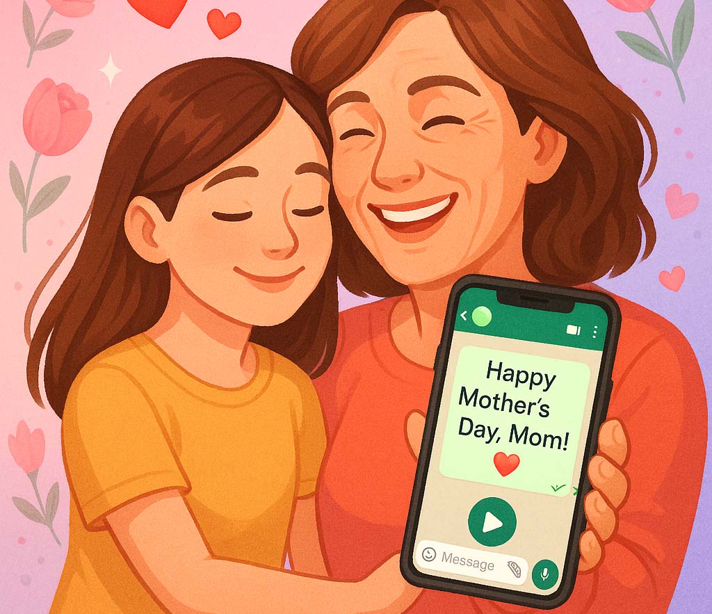 Mother’s Day 2025 WhatsApp messages and status downloads feature image
