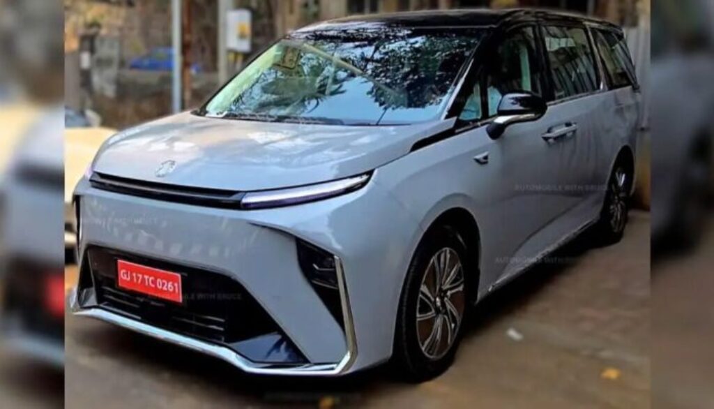 MG M9, is an all-electric luxury MPV