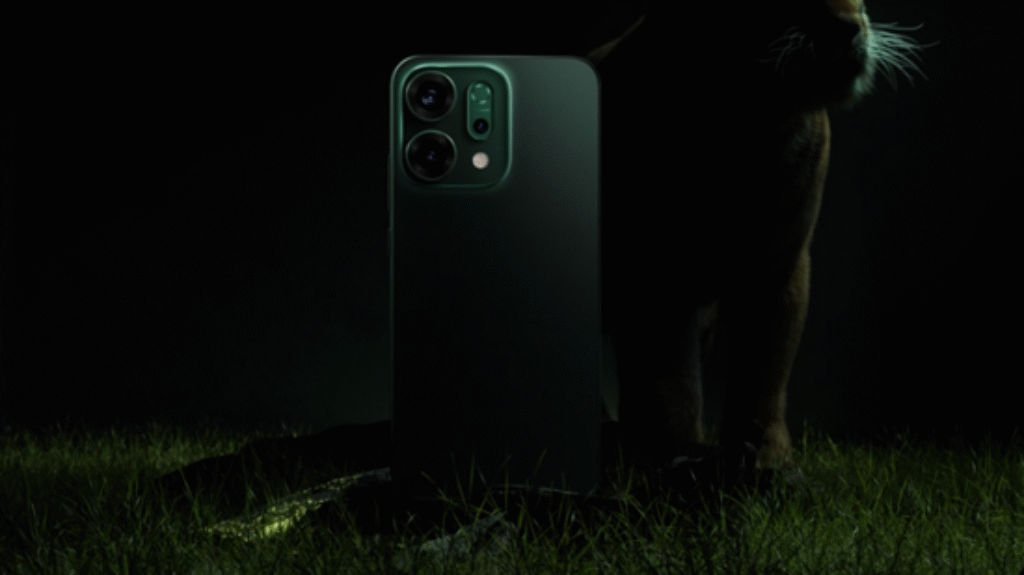 Oppo Reno 14 Pro with triple camera setup and AMOLED display