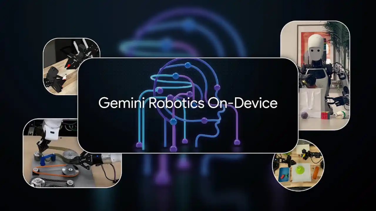 Gemini AI Robotics On-Device robot running without internet