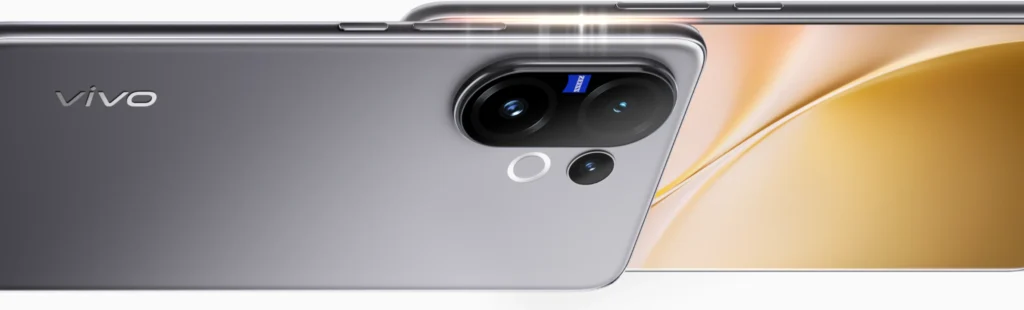 Vivo V60 5G in mist gray